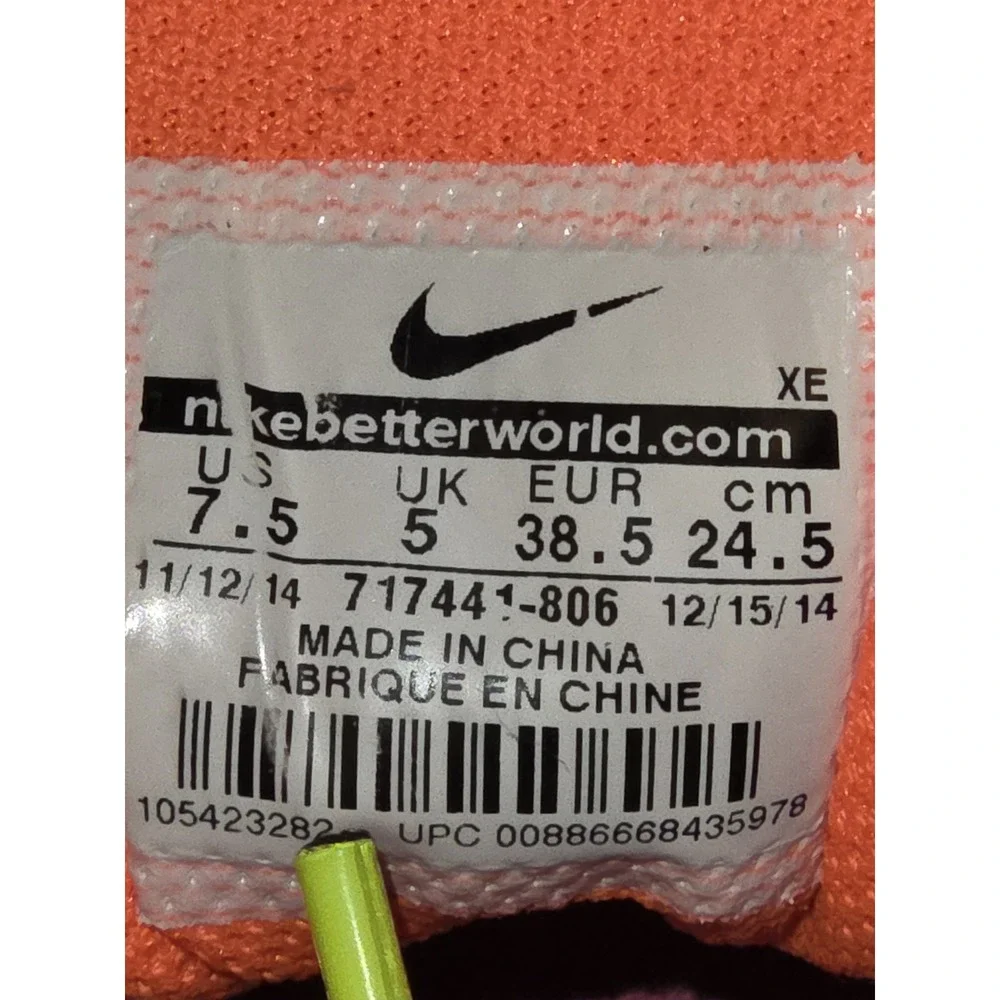 Nike Air Zoom‎ Vomero 10 Running Sneakers Black Low Women's 7.5 Shoes 717441-401